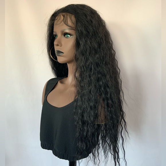 26” Long Water Wave 13x4 Lace Front Premium Fiber Wig for Daily Wear or Events - Picture 8 of 9